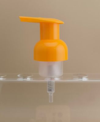 शैम्पू बोतलों के लिए नाजुक डिजाइन नारंगी प्लास्टिक फोम पंप