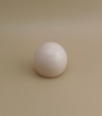 कॉस्मेटिक बोतलों के लिए चावल-सफेद प्लास्टिक चिकना गोलाकार ढक्कन