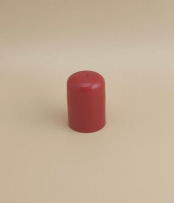 त्वचा देखभाल बोतलों के लिए अच्छा डिज़ाइन लाल प्लास्टिक कैप