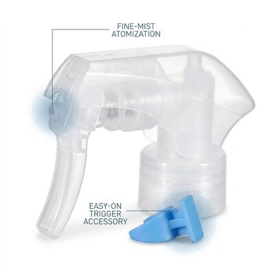 High Output Foam Trigger Pump Sprayer 28/410 Rich Cream Foam Dispenser for Bathroom Tile Cleaning Products