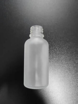 लक्जरी कॉस्मेटिक पैकेजिंग बोतल ग्लास ड्रॉपर बोतल 15ml 30ml 50ml फ्रॉस्टेड बोतलें