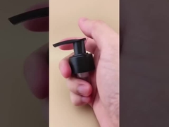 त्वचा देखभाल बोतलों के लिए सैंड ब्लैक लोशन पंप स्क्रू रिब्ड K201-9