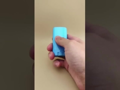 लिपस्टिक के लिए नीली फ्लैट स्मूथ लिप बाम पैकेजिंग