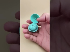 कॉस्मेटिक बोतलों के लिए साइयन प्लास्टिक चिकनी मैट गोलाकार ढक्कन