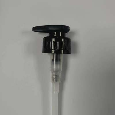 K206-12 शाइनी ब्लैक स्क्रू लोशन पंप डिस्चार्ज रेट 4ml/T नॉनस्पिल कलरफुल