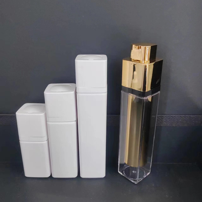 क्रीम के लिए वायुहीन डिस्पेंसर बोतलों के रूप में स्क्रू कैप प्रकार 15ML / 30ML / 50ML