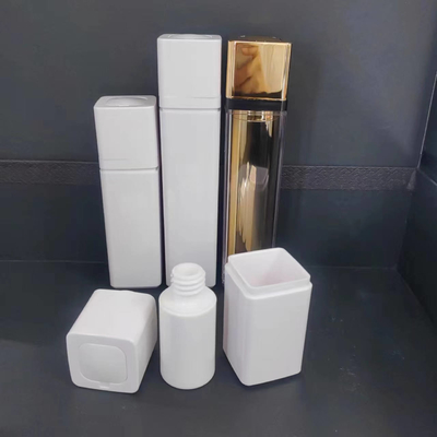 क्रीम के लिए वायुहीन डिस्पेंसर बोतलों के रूप में स्क्रू कैप प्रकार 15ML / 30ML / 50ML