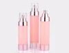 80/100ml Slik-Screen Printing Clear Serum Pump Sprayer के साथ हवा रहित बोतल