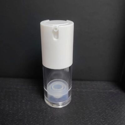 सौंदर्य प्रसाधन पैकेजिंग 30ml Airless पंप बोतल सफेद प्लास्टिक की बोतल लोशन पंप पीपी बोतल