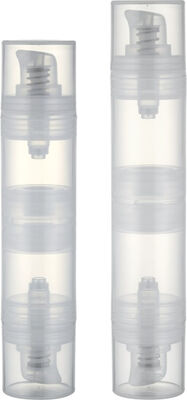 कॉस्मेटिक के लिए 20ml 30ml पारदर्शी दो पक्षी क्रीम लोशन पंप