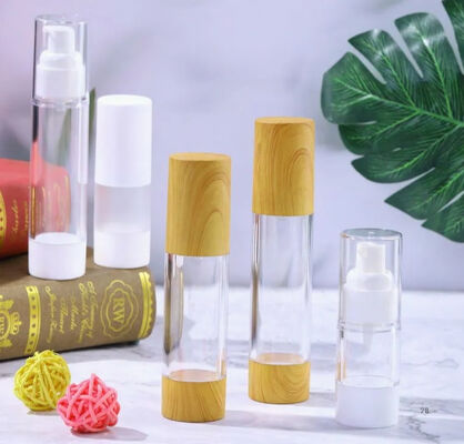 प्लास्टिक पीपी खाली कॉस्मेटिक वायुहीन पंप लोशन सीरम बोतल K25-1 10ml 15ml