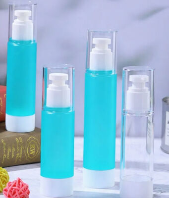 प्लास्टिक पीपी खाली कॉस्मेटिक वायुहीन पंप लोशन सीरम बोतल K25-1 10ml 15ml