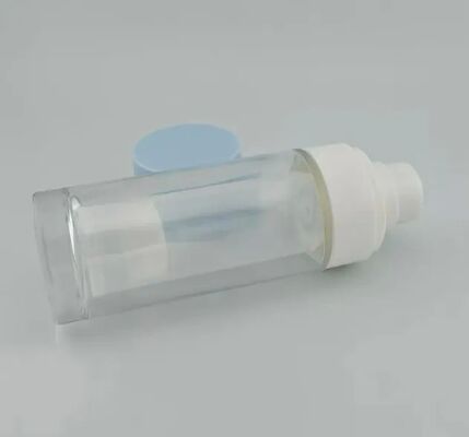 ग्लास एयरलेस लोशन पंप बोतल सीरम डिस्पेंसर 15ml 30ml 50ml