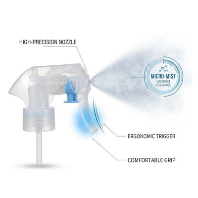 High Output Foam Trigger Pump Sprayer 28/410 Rich Cream Foam Dispenser for Bathroom Tile Cleaning Products